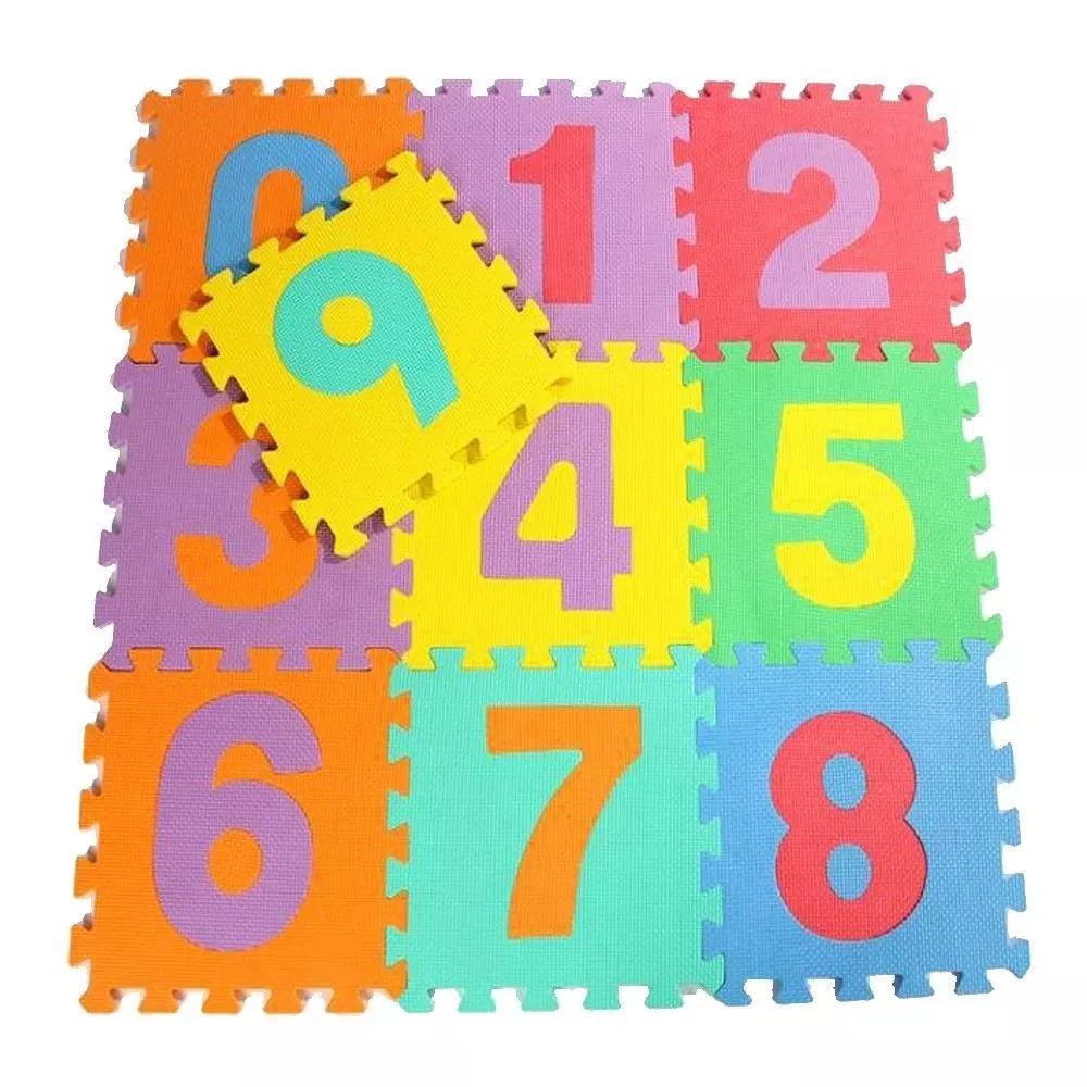 Piso- puzzle de goma eva 10 piezas, animales, Infanti - INFANTI